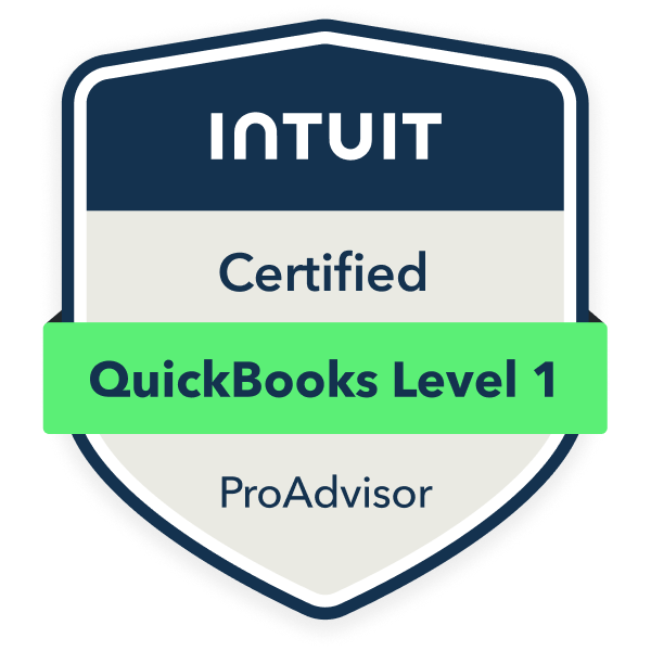 QuickBooks Certified ProAdvisor Level 1